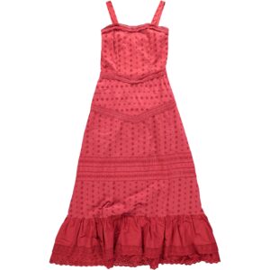 Vestito lungo rosso lungo Germano Zama