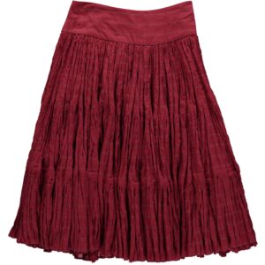 Gonna midi bordeaux Romeo Gigli