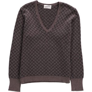 Maglione marrone e nero Drumohr