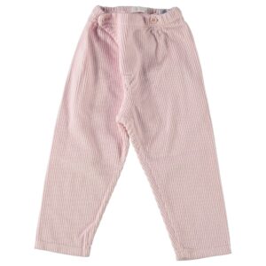 Panatloni in velluto a costine rosa Pupi Solari