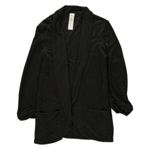 Cardigan senza bottoni nero metallizzato Be Limousine