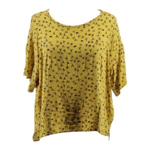 Maglia gialla con rondini i Blues