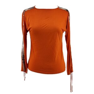 Maglia manica lunga arancione Just Cavalli