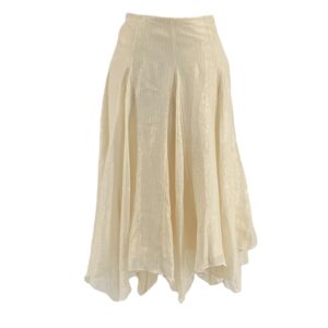 Gonna panna con fili oro e argento H&M