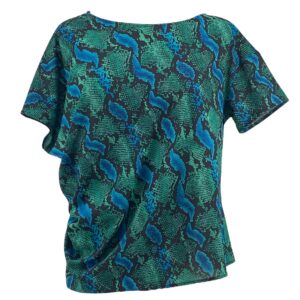 Maglia manica corta verde, azzurra e nera G.sel Milano