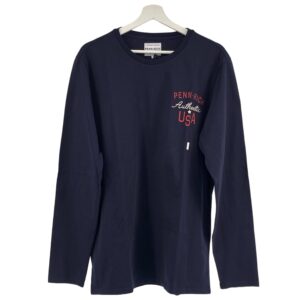 Maglia manica lunga blu Penn-Rich Woolrich
