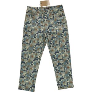 Pantalone bianco e azzurro fantasia floreale i Blues