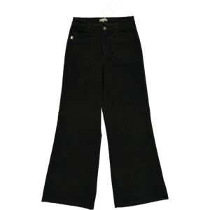 Pantalone velluto a costine nero Surkana