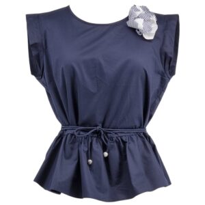 Maglia senza maniche blu MYF Fausta Santi