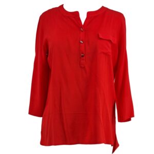 Maglia rossa manica 3/4 G.sel