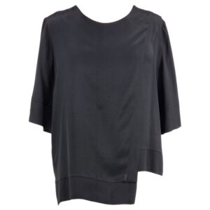 Maglia maniche corte nera mem.js