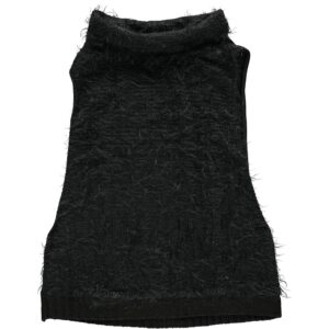 Maglione smanicato nero Eccentrica