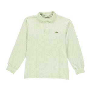 Polo verde chiaro manica lunga Lacoste