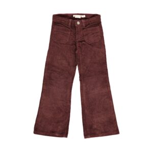 Pantaloni velluto a costine bordeaux Bonpoint