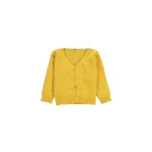 Cardigan ocra Kriss per Pupi Solari