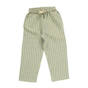 Pantalone a righe grigie e beige Suuky
